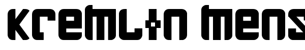 Kremlin Menshevik font preview